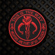 This Way Weapons my Religion Mandalorian Iron on / Velcro Patch